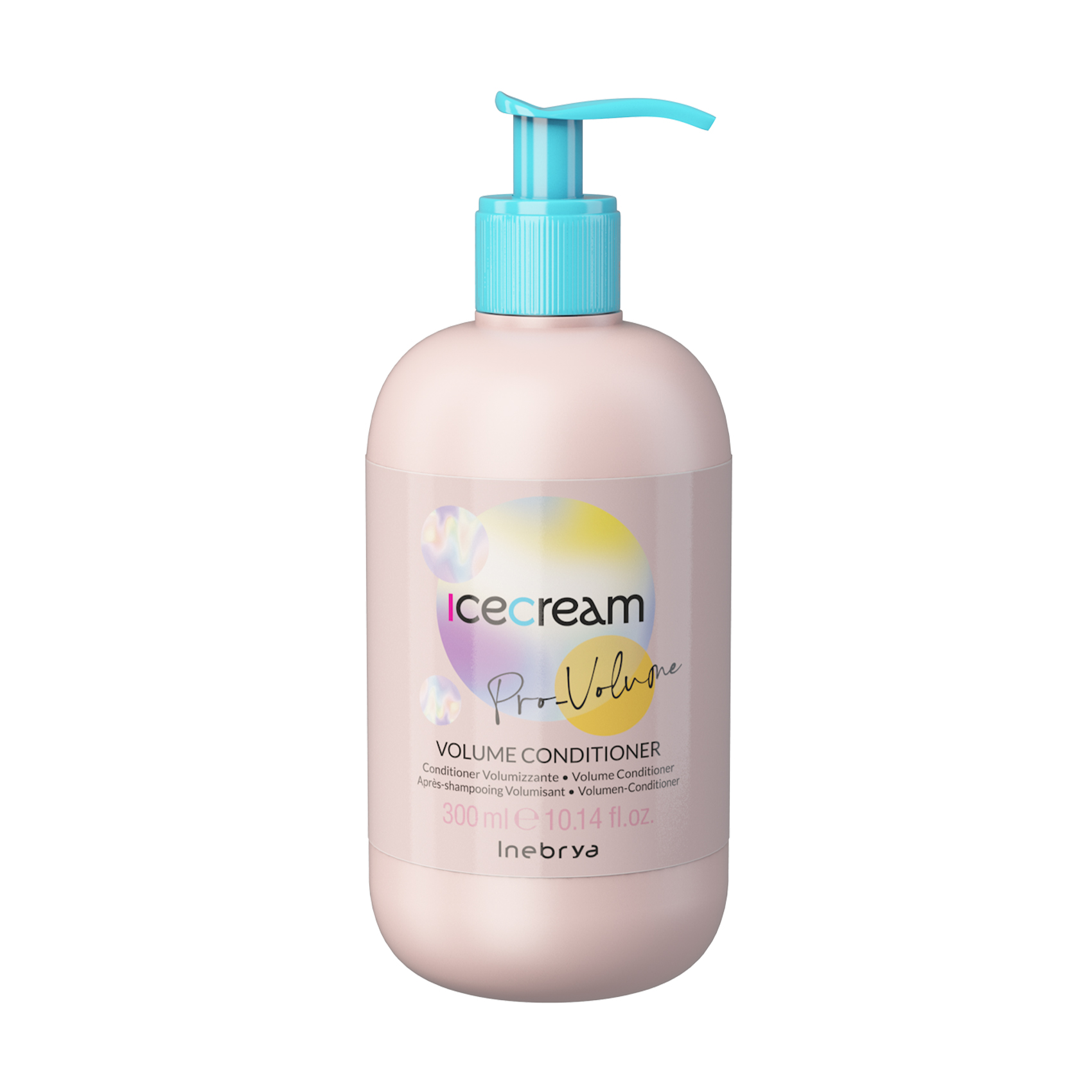 Кондиціонер Inebrya Ice Cream Pro-Volume Conditioner pH 4.5, для об'єму тонкого волосся, з аргініном, 300 мл